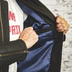 Age Of Glory Worker Wax Jacket - Black 18 Age Of Glory Worker Wax Jacket - Black -Ride Style Shop 00104worcednbk 3 1