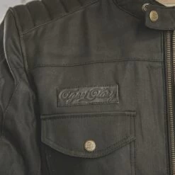 Age Of Glory Worker Wax Jacket - Black 19 Age Of Glory Worker Wax Jacket - Black -Ride Style Shop 00104worcednbk 4 1