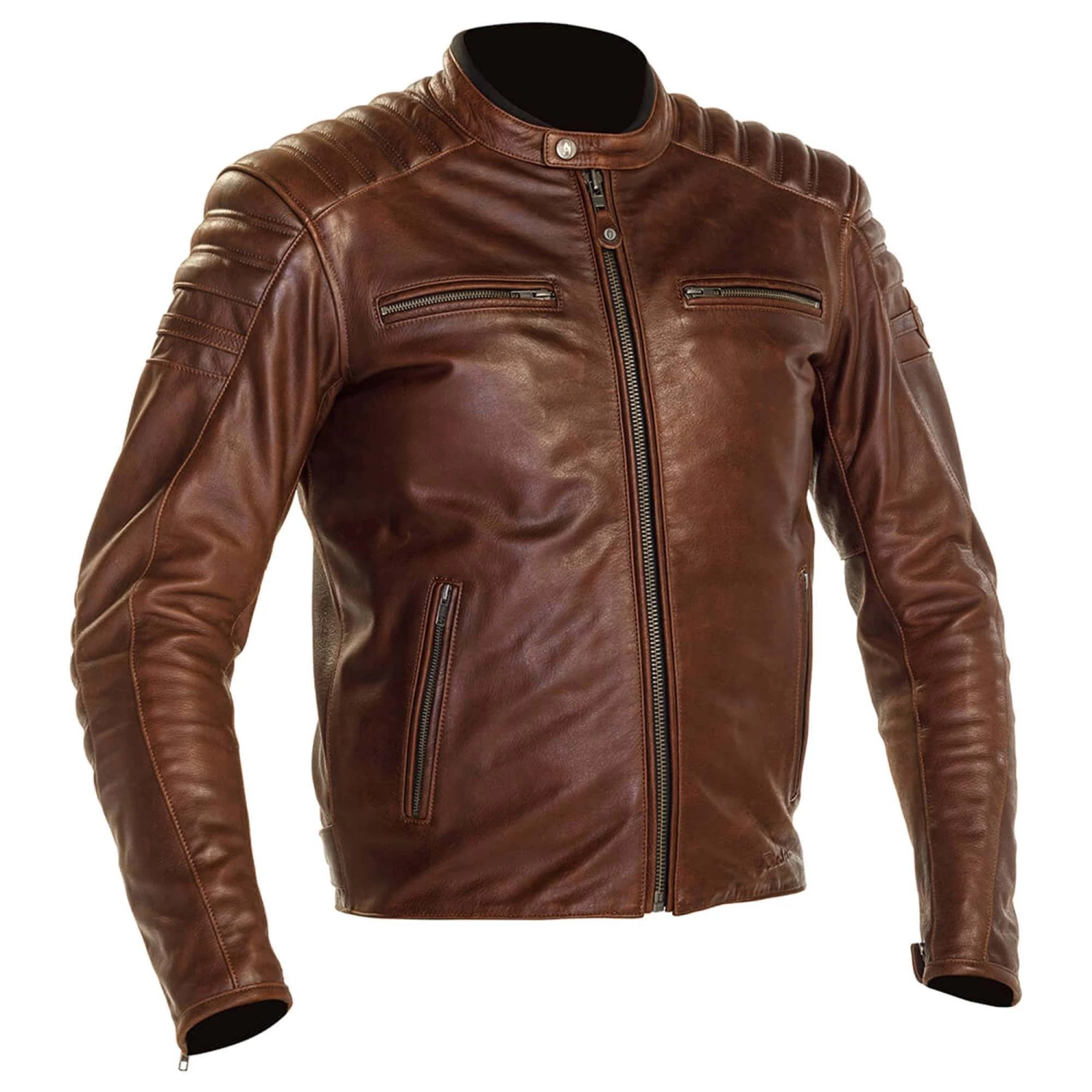 Richa Daytona 2 Leather Jacket - Brown 1 Richa Daytona 2 Leather Jacket - Brown