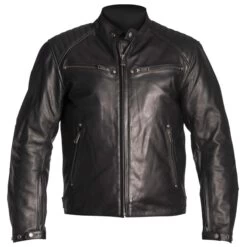 Helstons Rocket Leather Jacket - Black