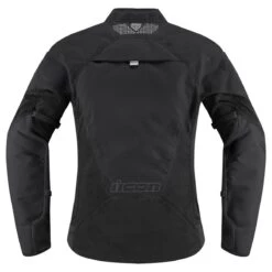 Icon Mesh AF Womens Jacket - Black -Ride Style Shop 28221483 3