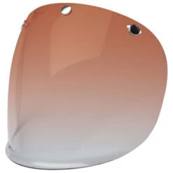 Bell 3 Snap Retro Shield Full Visor - Amber Gradient