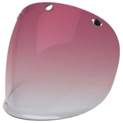 Bell 3 Snap Retro Shield Full Visor - Pink Gradient