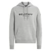 BELSTAFF 1924 PULLOVER HOODIE - GREY MELANGE / DARK NAVY