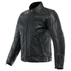 Dainese Zaurax Leather Jacket - Black