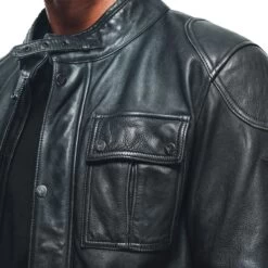 Dainese Atlas Leather Jacket - Black -Ride Style Shop 9111533879001 9