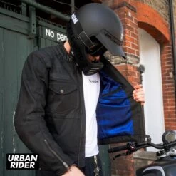 Age Of Glory Worker Wax Jacket - Black 28 Age Of Glory Worker Wax Jacket - Black -Ride Style Shop age of glory worker wax jacket black liner