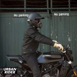 Age Of Glory Worker Wax Jacket - Black 24 Age Of Glory Worker Wax Jacket - Black -Ride Style Shop age of glory worker wax jacket black sitting