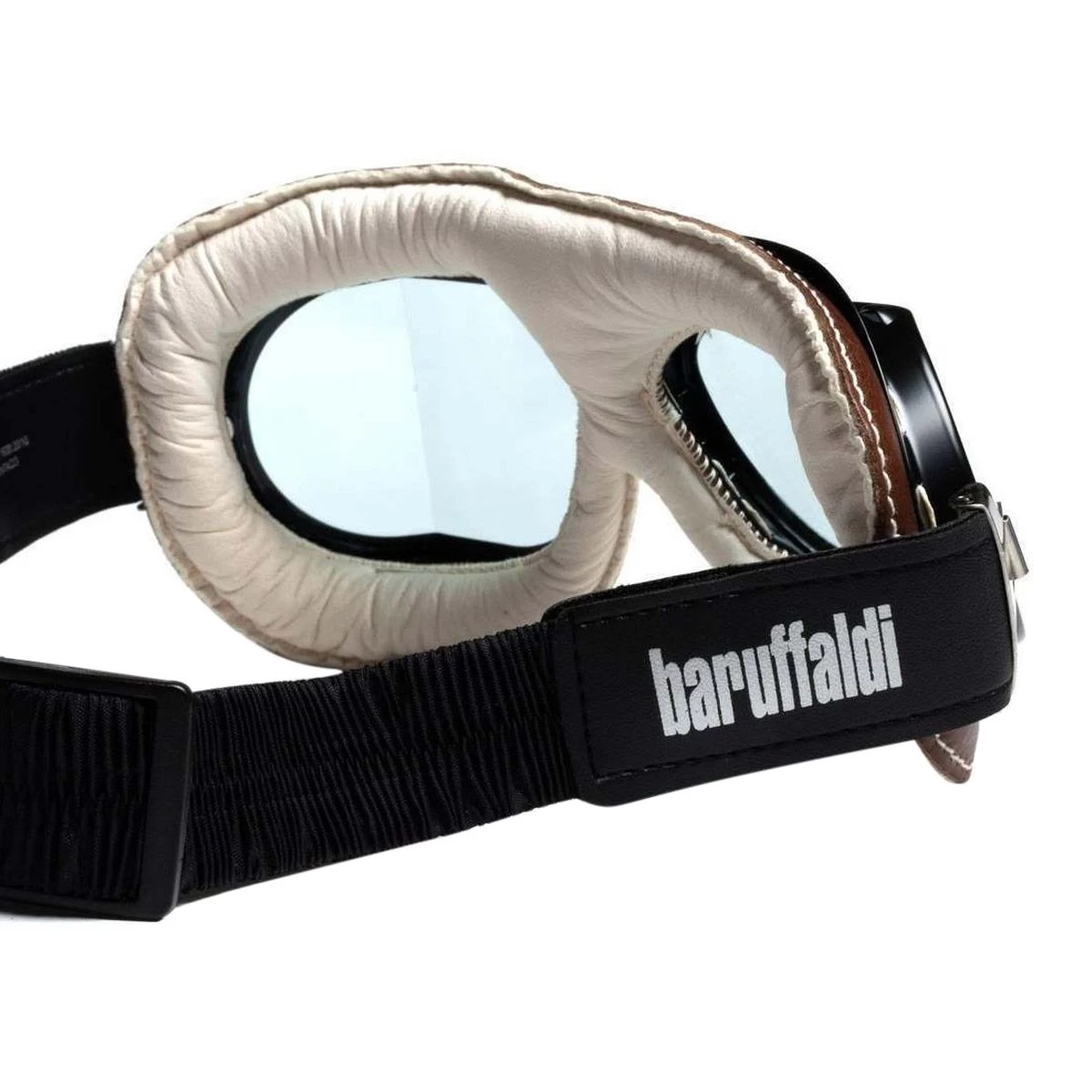 Baruffaldi Vintaco Goggle - Brown Leather / Black Frame 4 Baruffaldi Vintaco Goggle - Brown Leather / Black Frame - Image 4