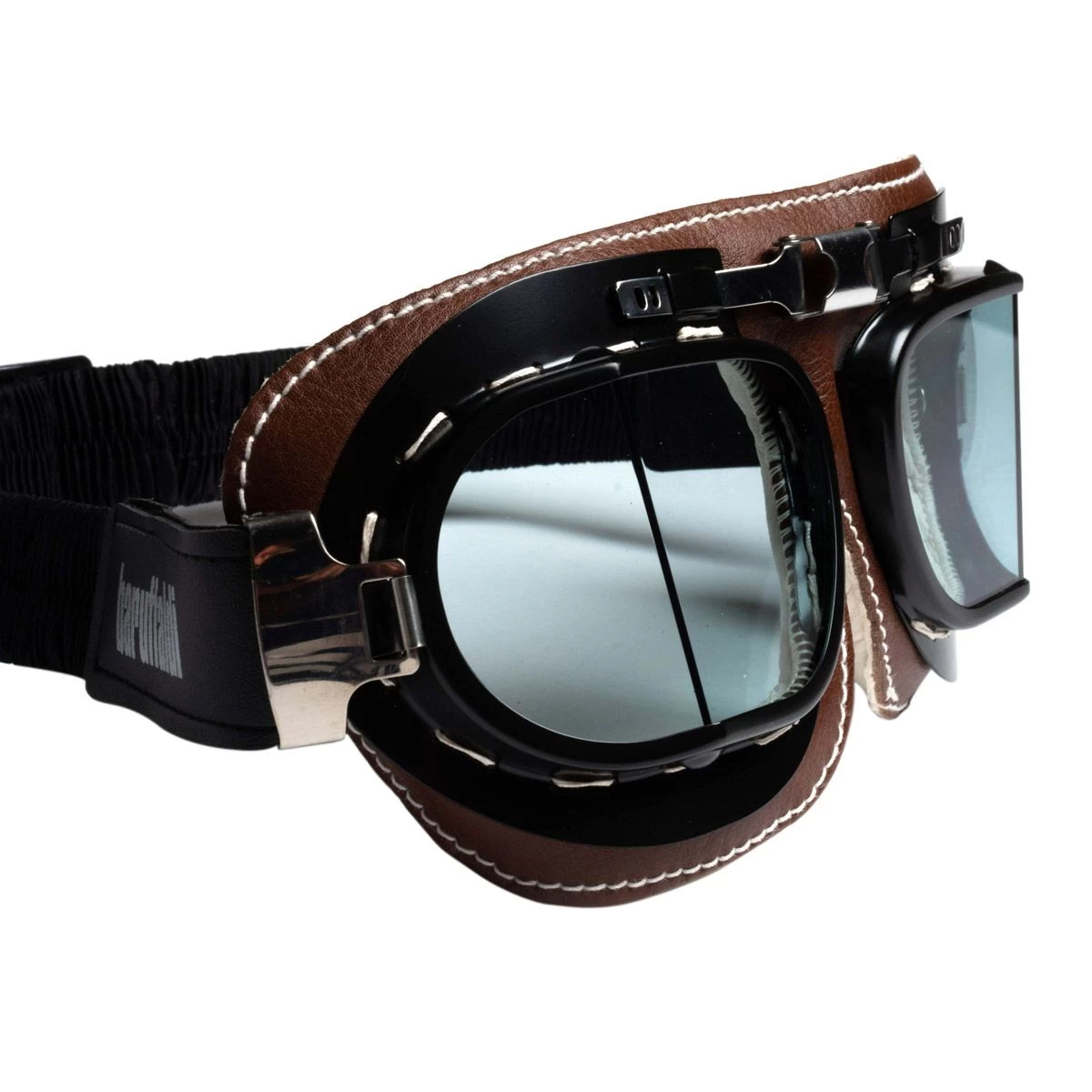 Baruffaldi Vintaco Goggle - Brown Leather / Black Frame 3 Baruffaldi Vintaco Goggle - Brown Leather / Black Frame - Image 3