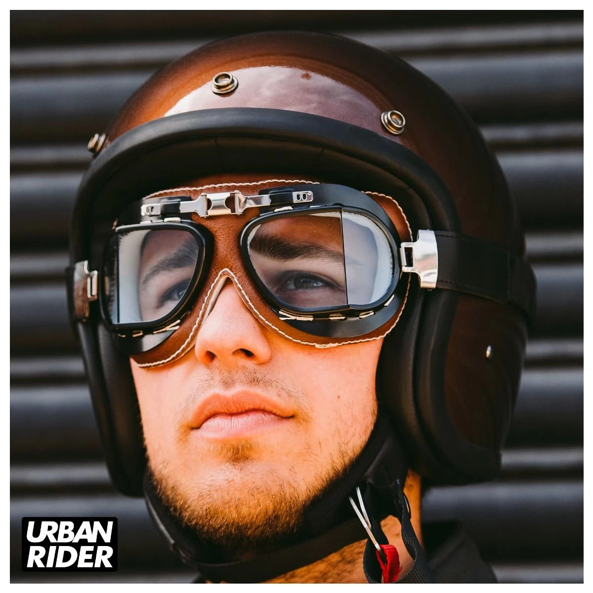 Baruffaldi Vintaco Goggle - Brown Leather / Black Frame 8 Baruffaldi Vintaco Goggle - Brown Leather / Black Frame - Image 8