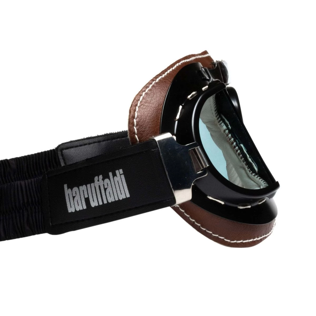 Baruffaldi Vintaco Goggle - Brown Leather / Black Frame 5 Baruffaldi Vintaco Goggle - Brown Leather / Black Frame - Image 5