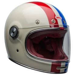 Bell Bullitt Helmet - Command Gloss Vintage White/Red/Blue 16 Bell Bullitt Helmet - Command Gloss Vintage White/Red/Blue -Ride Style Shop bell bullitt culture helmet command gloss vintage white red blue front right