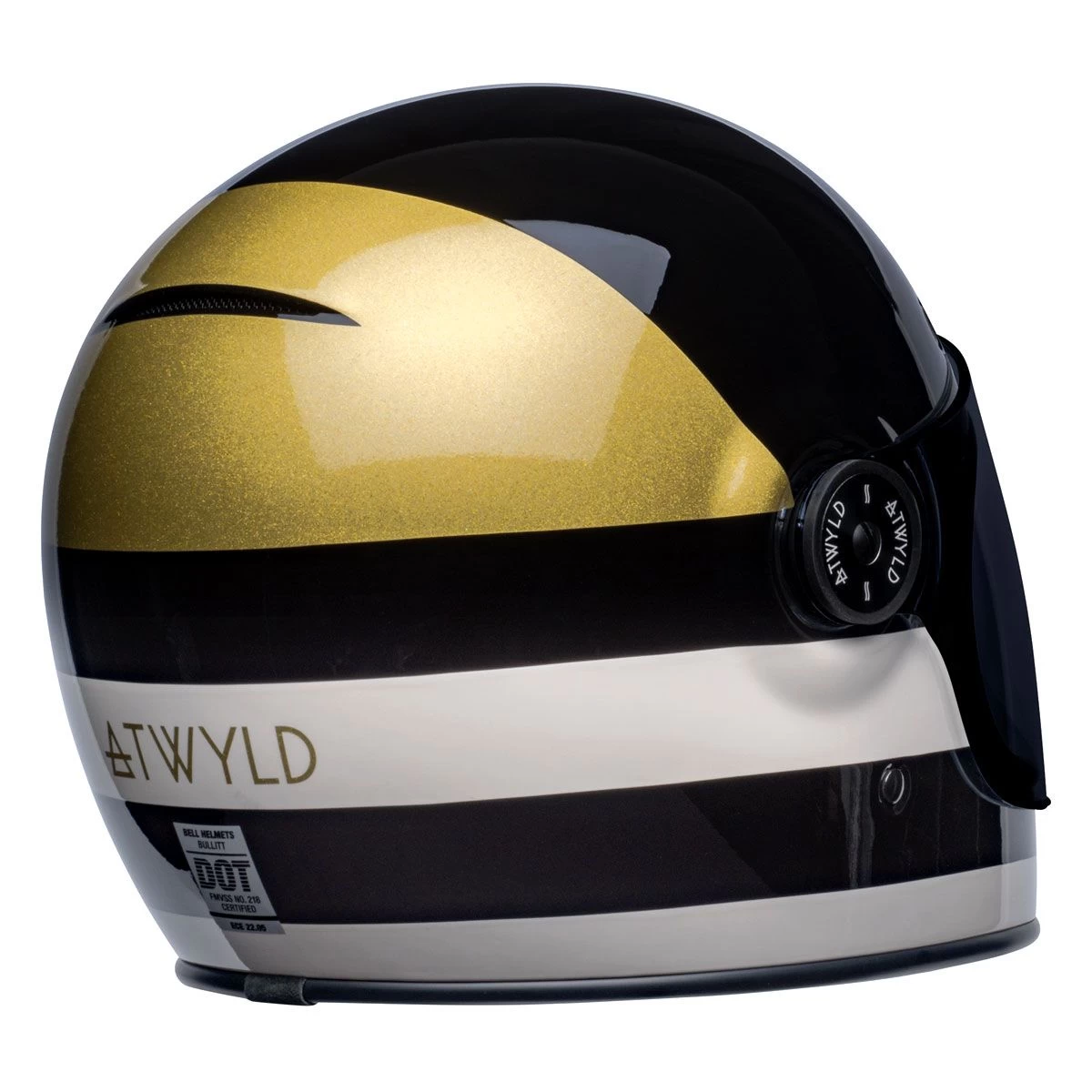 Bell Bullitt Helmet - Atwyld Black / Gold 20 Bell Bullitt Helmet - Atwyld Black / Gold - Image 20