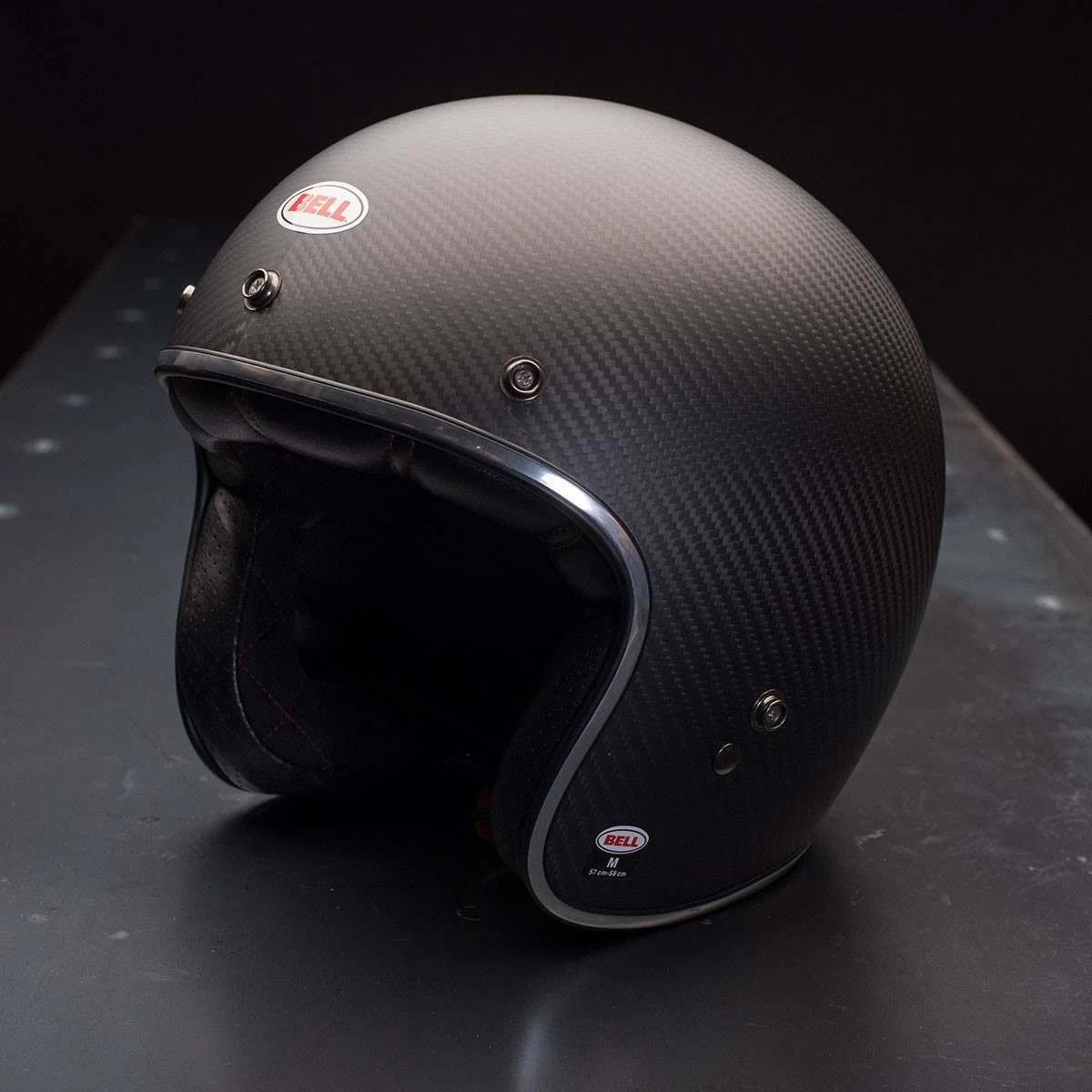Bell Custom 500 Carbon Helmet - Matt Carbon 2 Bell Custom 500 Carbon Helmet - Matt Carbon - Image 2