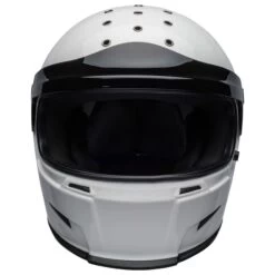 Bell Eliminator Helmet - Gloss White -Ride Style Shop bell eliminator culture helmet gloss white front 2