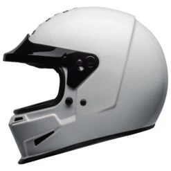 Bell Eliminator Helmet - Gloss White -Ride Style Shop bell eliminator culture helmet gloss white left 2