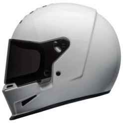 Bell Eliminator Helmet - Gloss White -Ride Style Shop bell eliminator culture helmet gloss white left