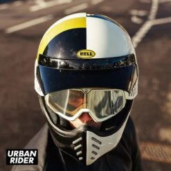 Bell Moto 3 Helmet - Atwyld Orbit White / Black -Ride Style Shop bell moto 3 atwyld detail