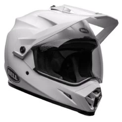 Bell MX-9 Adventure Helmet - Gloss White -Ride Style Shop bell mx 9 adventure helmet gloss white 4
