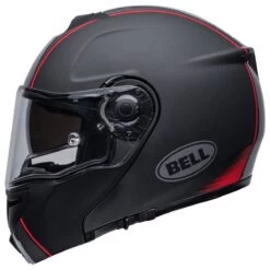 Bell SRT Modular Helmet - Hartluck Jamo Black / Red -Ride Style Shop bell srt modular street helmet hart luck jamo matte gloss black red back 6