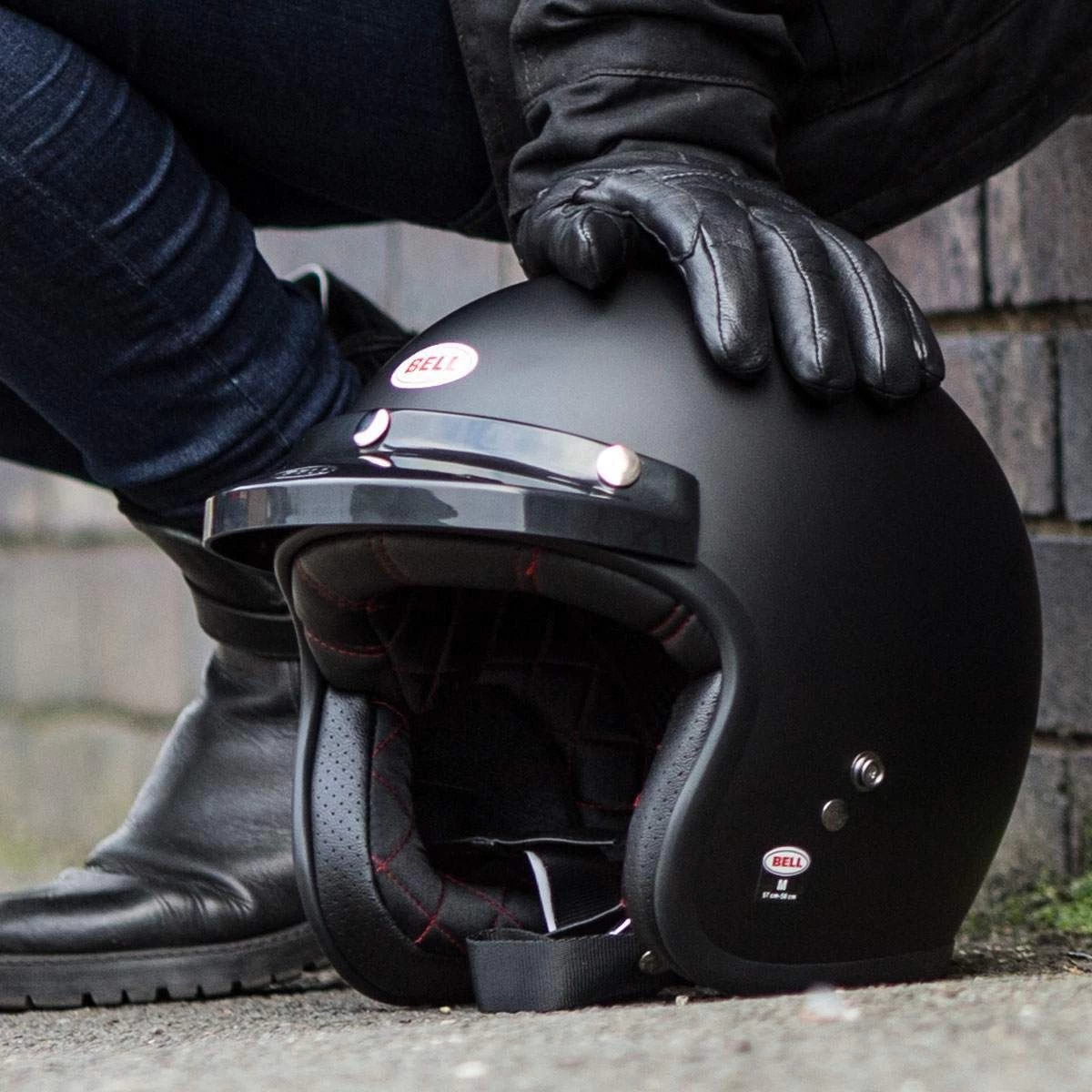 Bell Custom 500 Helmet - Matt Black 2 Bell Custom 500 Helmet - Matt Black - Image 2