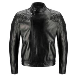 Belstaff Ivy Bull Leather Jacket - Black -Ride Style Shop belstaff ivy bull leather jacket black 1 1