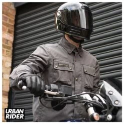 Belstaff Mansion Riding Shirt - Granite Grey -Ride Style Shop belstaff mansion riding shirt granite grey 3