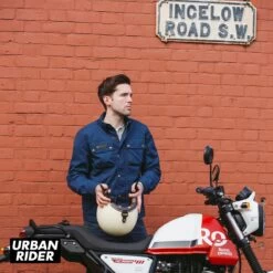 Belstaff Mansion Riding Shirt - Insignia Blue -Ride Style Shop belstaff mansion riding shirt insignia blue