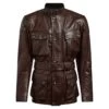 Belstaff Trialmaster Pro Leather Jacket - Black / Brown