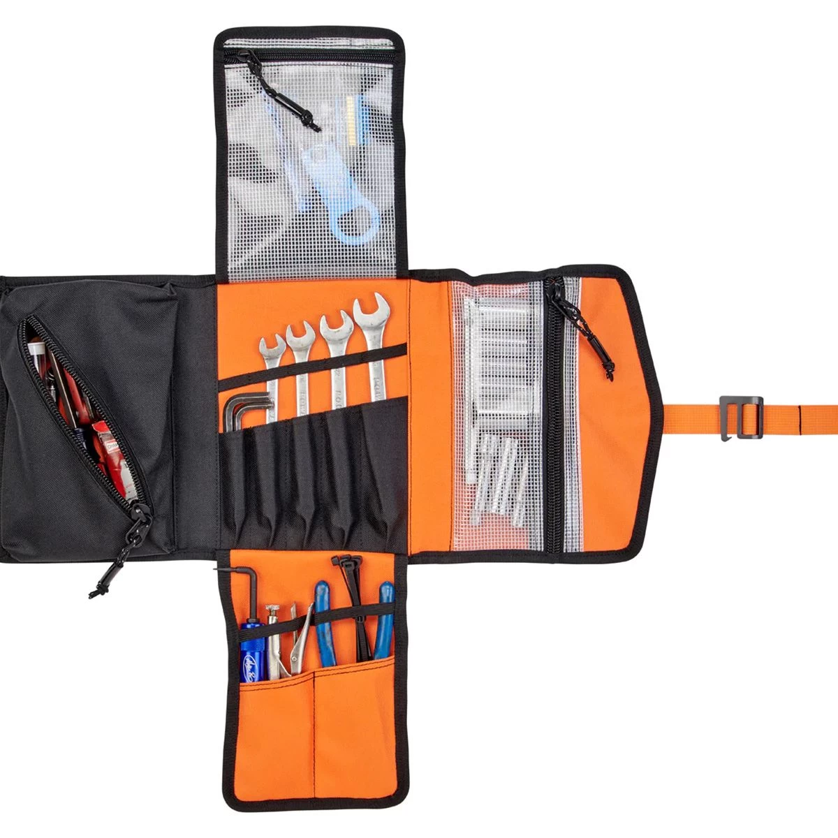 Biltwell EXFIL-0 2.0 Tool Roll - Black / Orange 2 Biltwell EXFIL-0 2.0 Tool Roll - Black / Orange - Image 2