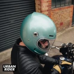 Biltwell Gringo SV 06 Helmet - Metallic Sea Foam -Ride Style Shop biltwell gringo sv 06 helmet metallic sea foam top