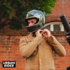 Biltwell Gringo SV 06 Helmet - Sierra Green -Ride Style Shop biltwell gringo sv 06 helmet sierra green strap