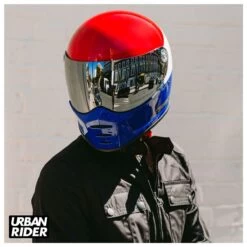 Ride Style Shop -Ride Style Shop biltwell lane splitter helmet podium gloss red white blue 1 1