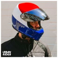 Biltwell Lane Splitter Helmet - Podium Gloss Red / White / Blue -Ride Style Shop biltwell lane splitter helmet podium gloss red white blue 4 1