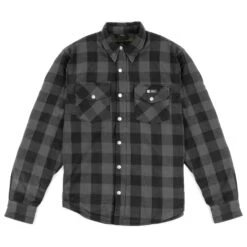 MERLIN AXE ARAMID LINED OVERSHIRT - BLACK / GREY