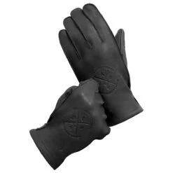BROGER ALASKA LEATHER GLOVES - BLACK