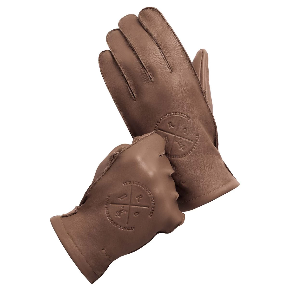 BROGER ALASKA WOMENS LEATHER GLOVES - BROWN 1 BROGER ALASKA WOMENS LEATHER GLOVES - BROWN