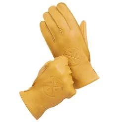 BROGER ALASKA LEATHER GLOVES - SAND