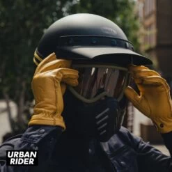 BROGER ALASKA LEATHER GLOVES - SAND -Ride Style Shop broger alaska leather gloves sand goggle