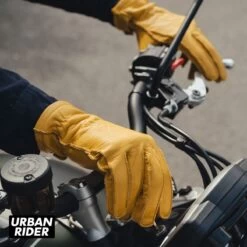 BROGER ALASKA LEATHER GLOVES - SAND -Ride Style Shop broger alaska leather gloves sand key