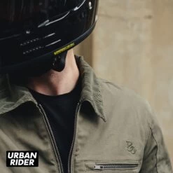 Broger Montana Jacket - Olive Green -Ride Style Shop broger montana jacket olive green collar