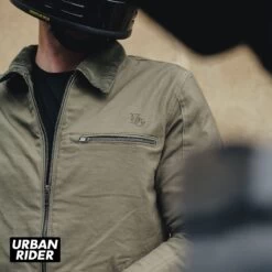 Broger Montana Jacket - Olive Green -Ride Style Shop broger montana jacket olive green detail
