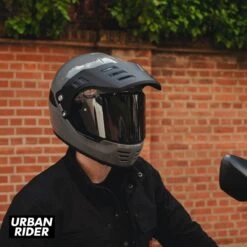 ByCity Rider 06 Helmet - Gloss Grey -Ride Style Shop bycity rider 06 helmet matt grey peak