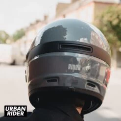 ByCity Rider 06 Helmet - Gloss Grey -Ride Style Shop bycity rider 06 helmet matt grey vent