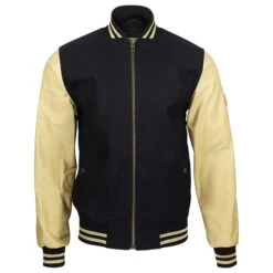 Rokker College Jacket - Black / Tan