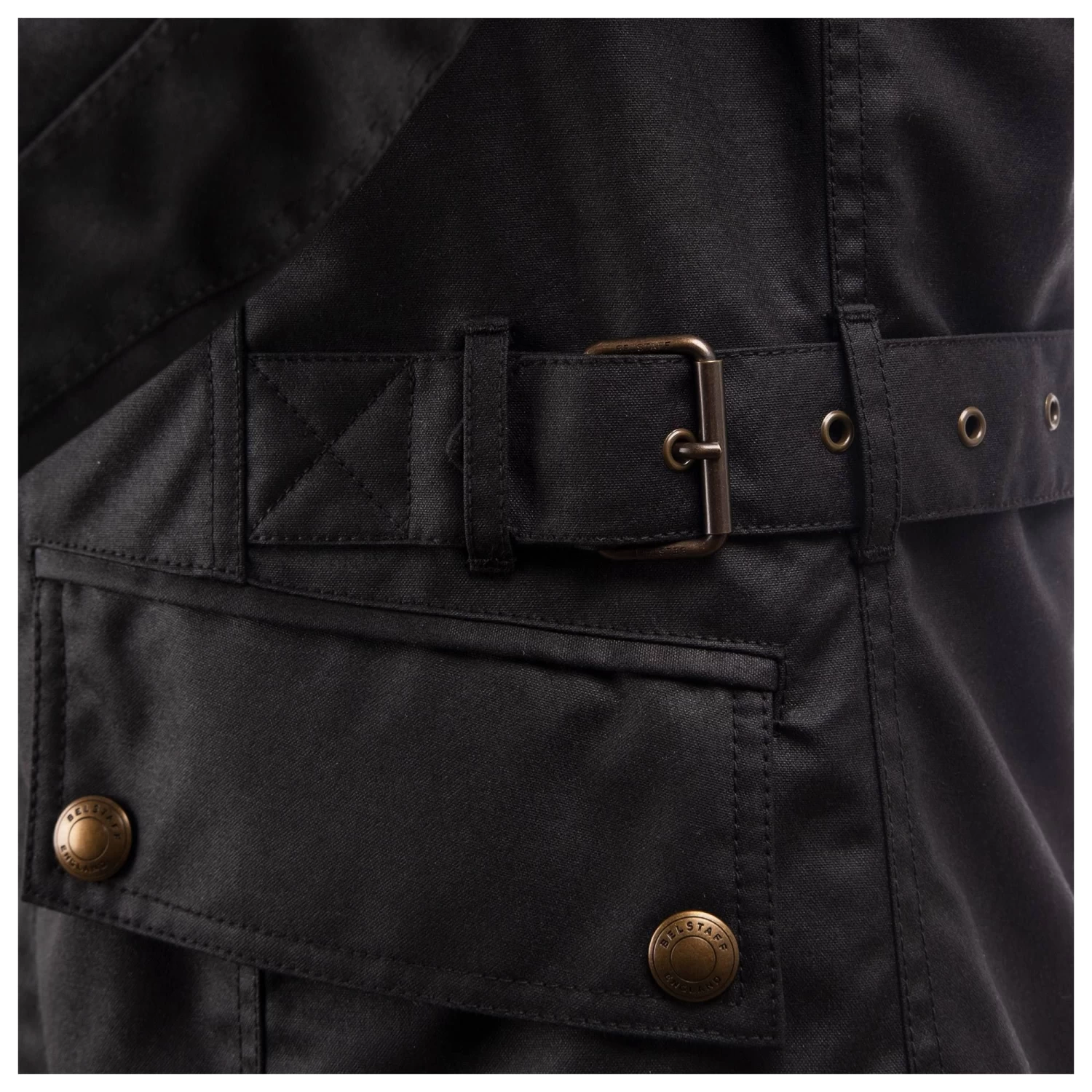 Belstaff Crosby 8oz Wax Cotton Jacket - Black 5 Belstaff Crosby 8oz Wax Cotton Jacket - Black - Image 5