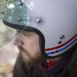 Bell Custom 500 Helmet - Stripes Pearl White 10 Bell Custom 500 Helmet - Stripes Pearl White -Ride Style Shop customstripes