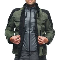 Dainese Ladakh 3L Jacket - Army Green / Black -Ride Style Shop dainese ladakh 3l jacket army green black 6