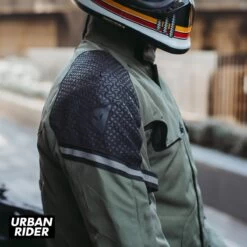 Dainese Ladakh 3L Jacket - Army Green / Black -Ride Style Shop dainese ladakh 3l jacket army green black detail